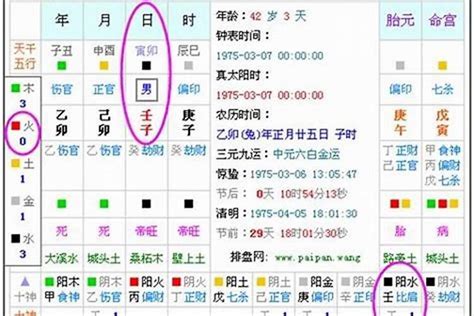 五行八字命盤|生辰八字算命、五行喜用神查询（免费测算）